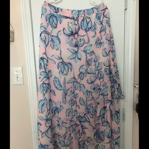 NWT Lilly Pulitzer Agnes Faux Wrap Midi Skirt